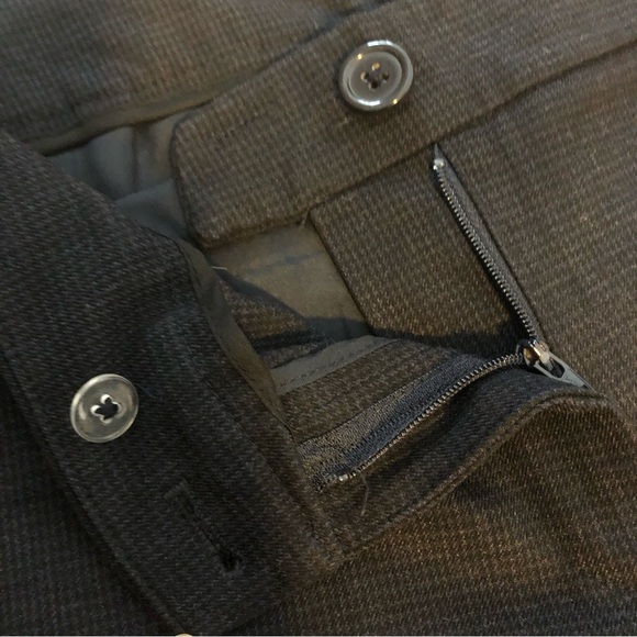 Hilary Radley Houndstooth Straight Pants in Black & Navy - Picture 6 of 10